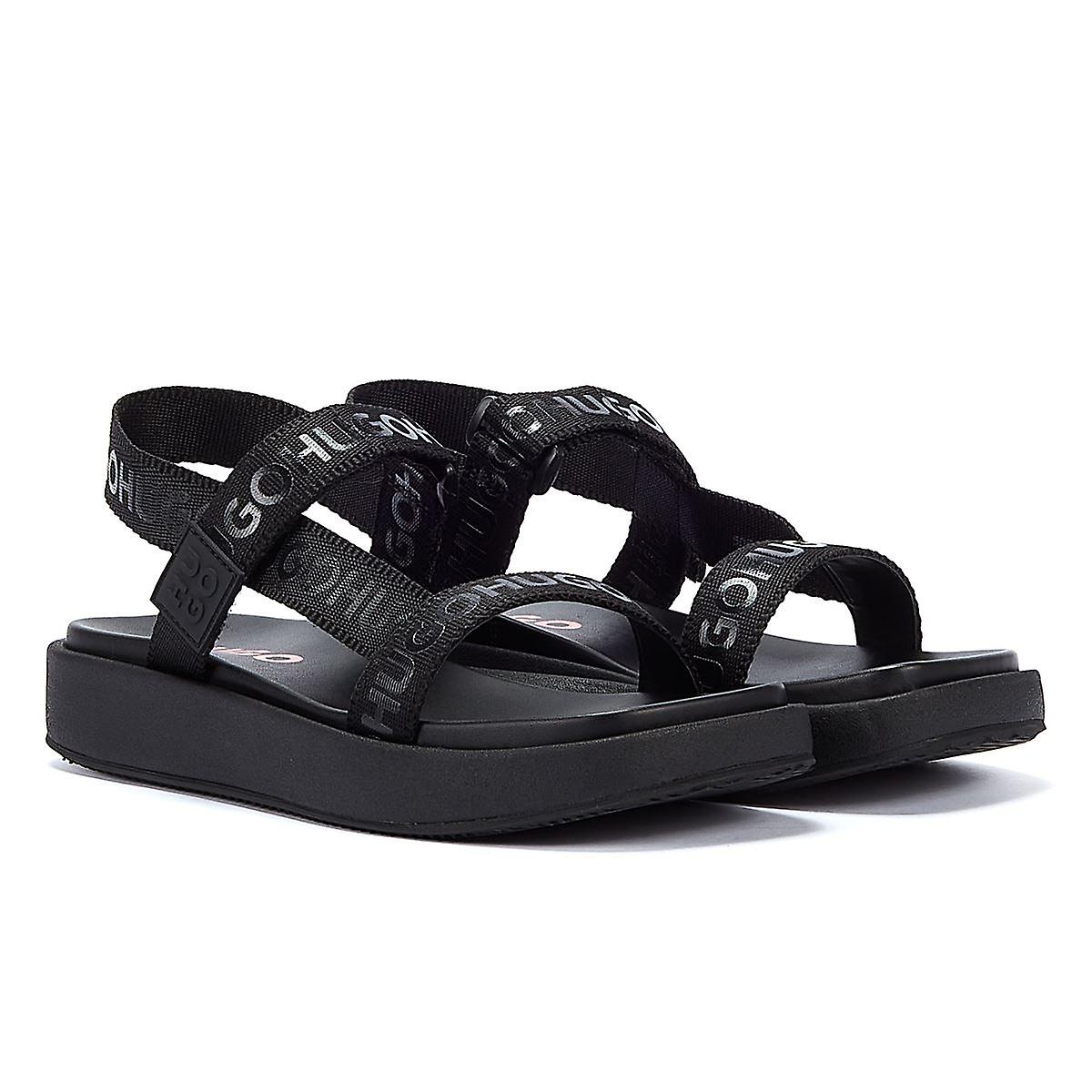 Hugo Emma Strap Women's Black Sandals