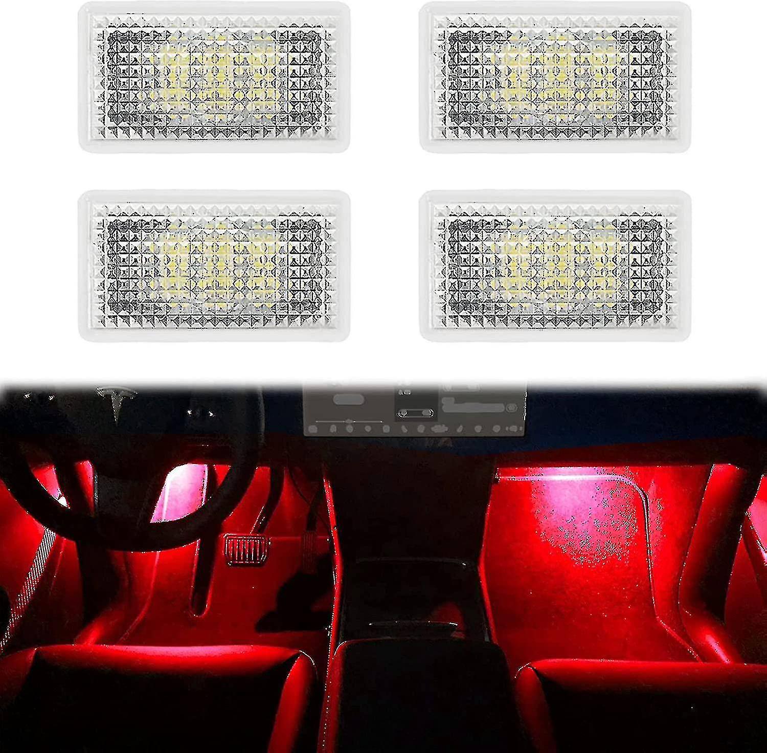 Compatible avec Tesla Model 3 / Y / S / x Kit d’ampoules d’éclairage LED intérieur ultra-lumineux Accessoires Fit Tru