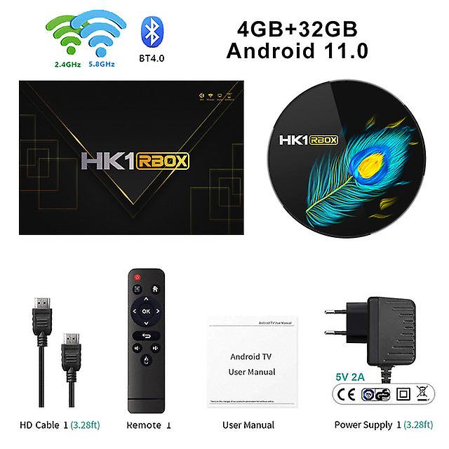 التلفزيون مربع Hk1 Rbox R3 الروبوت 11 الذكية Tvbox 4/8gb Ddr4 4k 2.4/5g واي فاي Bt4.0 Rk3566 رباعية النواة Hk1rbox Iptv ميديا بلاير تعيين أعلى مربع