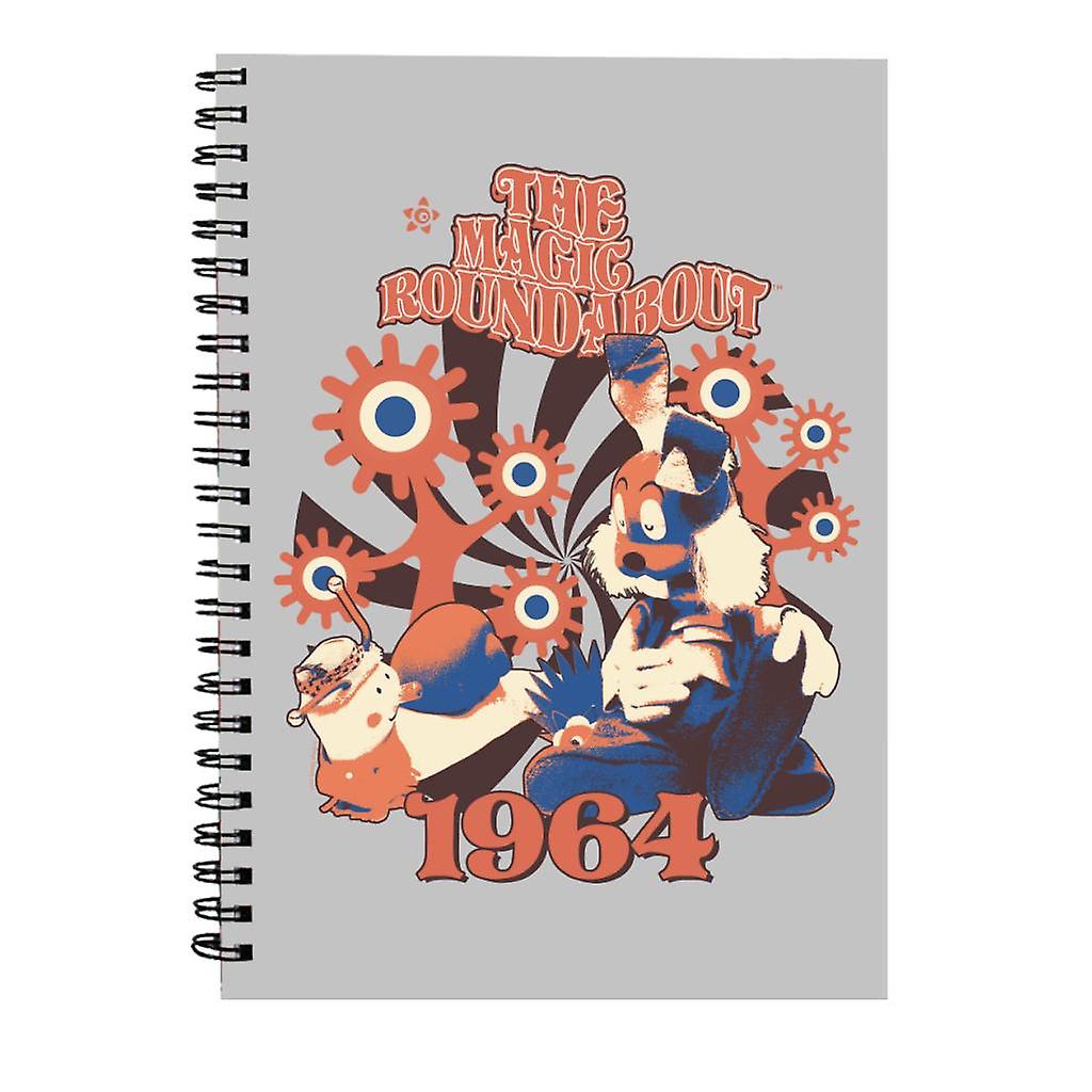 The Magic Roundabout Retro Brian & Dylan Spiral Notebook