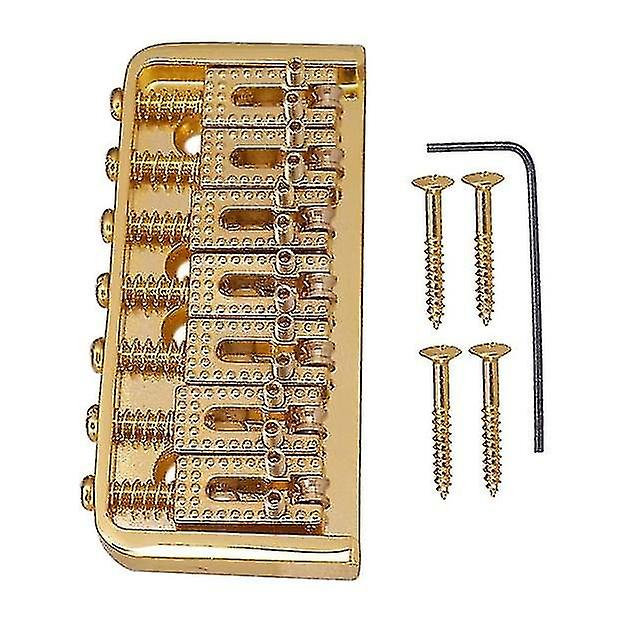 New Finest Replacement Fix Bridge Tailpiece W/ Screws Wrench Set For 7 String Electric Guitar Access