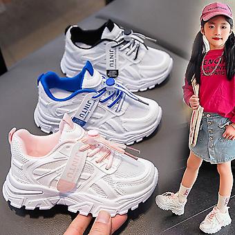 Sty-6 Kids Mesh Athletic Sports Running Chunky Sneakers Soft Trainers Lightweight Student Boys Girls Casual Shoes