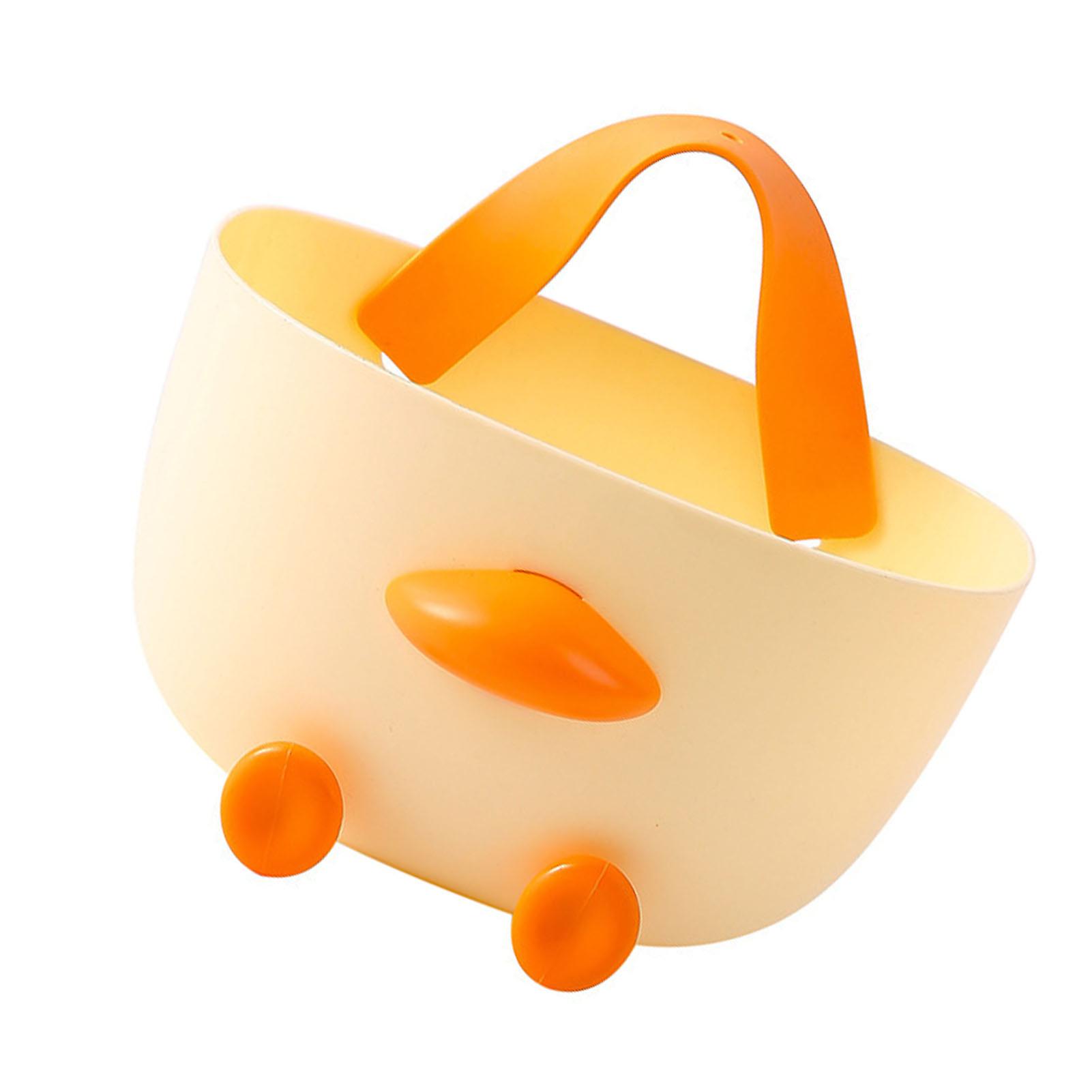 Plastic Wall Mounted Storage Basket Organizer 12x16cm Kitchen