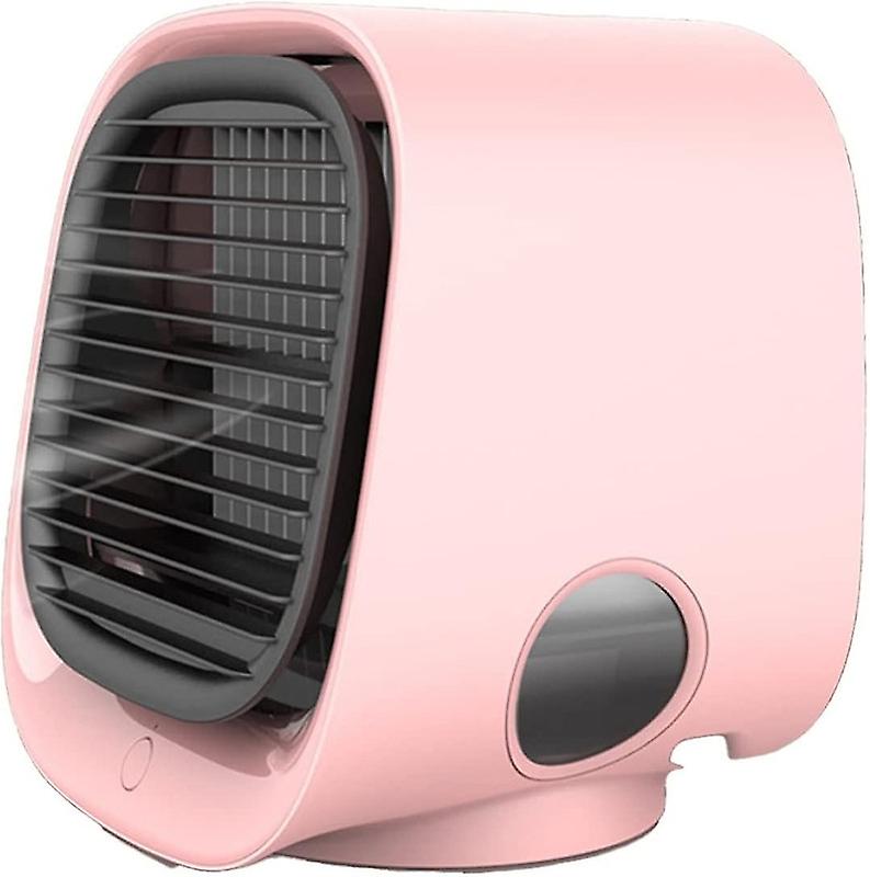 2 In 1 Portable Air Conditioner Cooler Fan, Mini Desktop 3-speed Cooling Fan Humidification Usb Fan