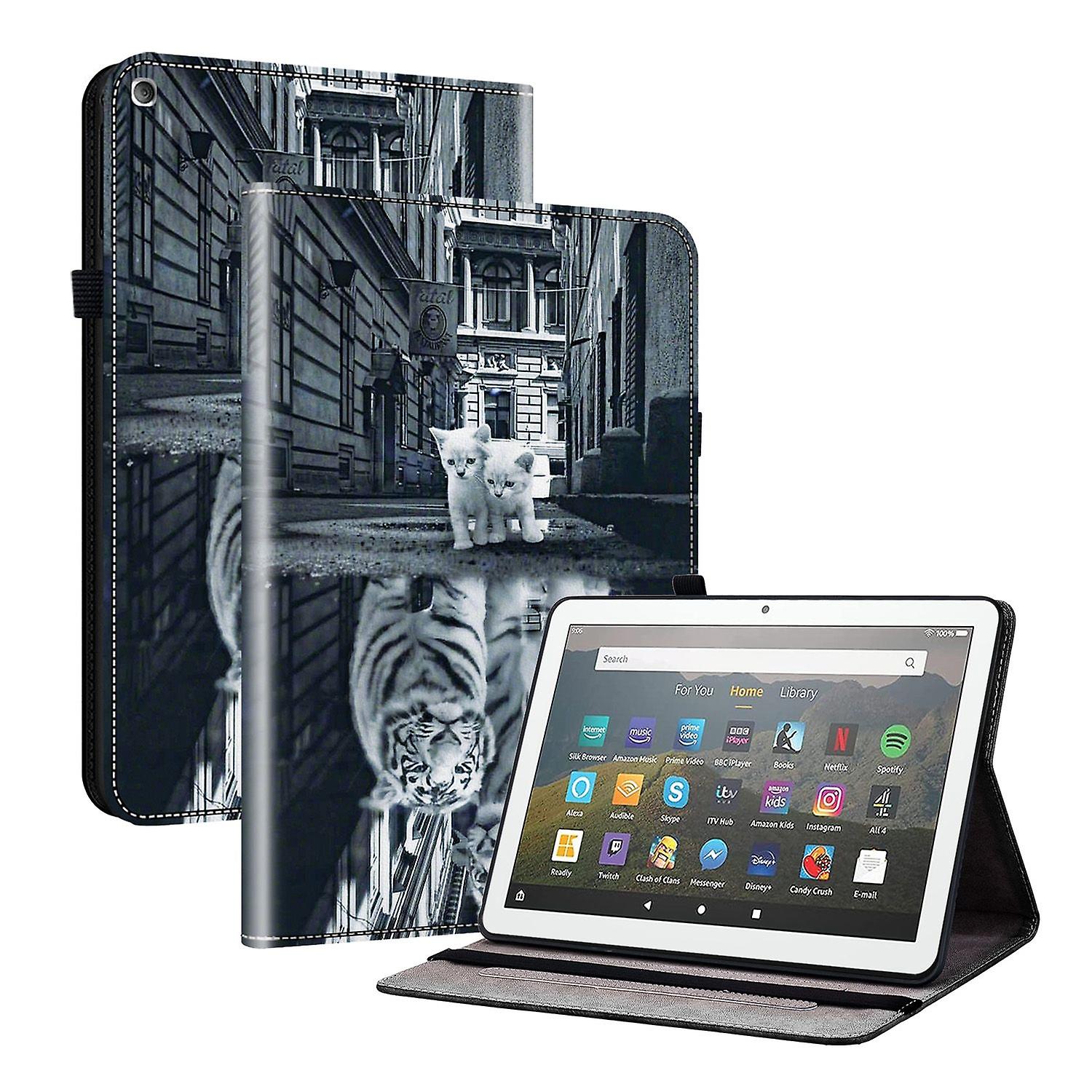 Painted Leather Case For Amazon Fire HD8 2015-2018