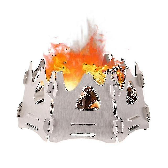 ミニ調節可能なキャンプ用ストーブポータブル折りたたみ式バックパック屋外料理ピクニック折りたたみ式ストーブ