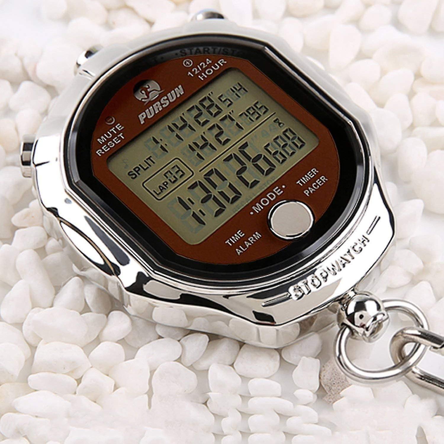 Stopwatch,1/1000 Seconds Calendar and 200 Pcs Memories,Outdoor Chronograph Waterproof Electronic Tim