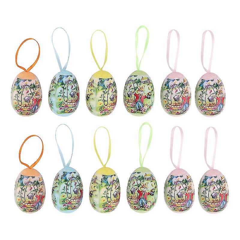 12pcs Easter Egg Decor