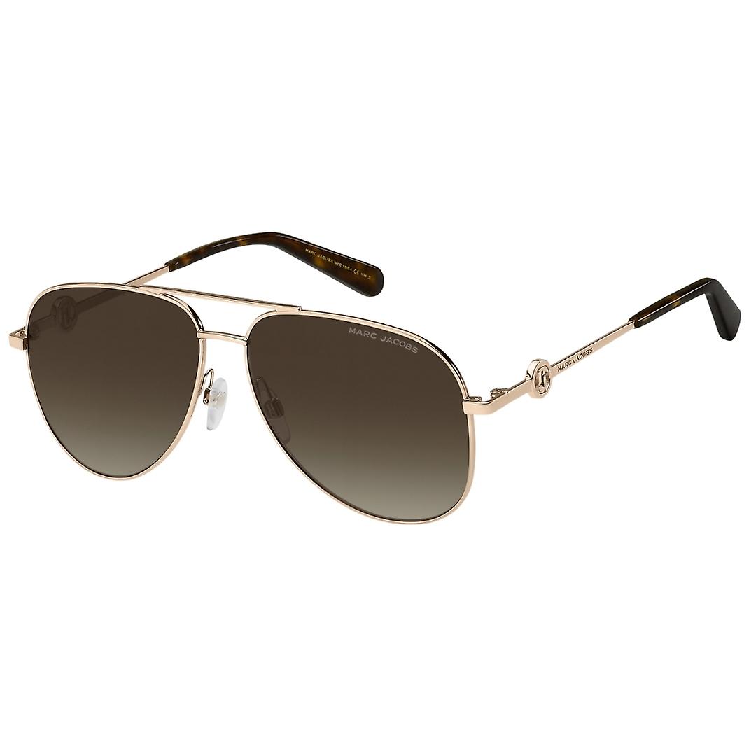 Marc Jacob 653 01Q HA Gold Sunglasses