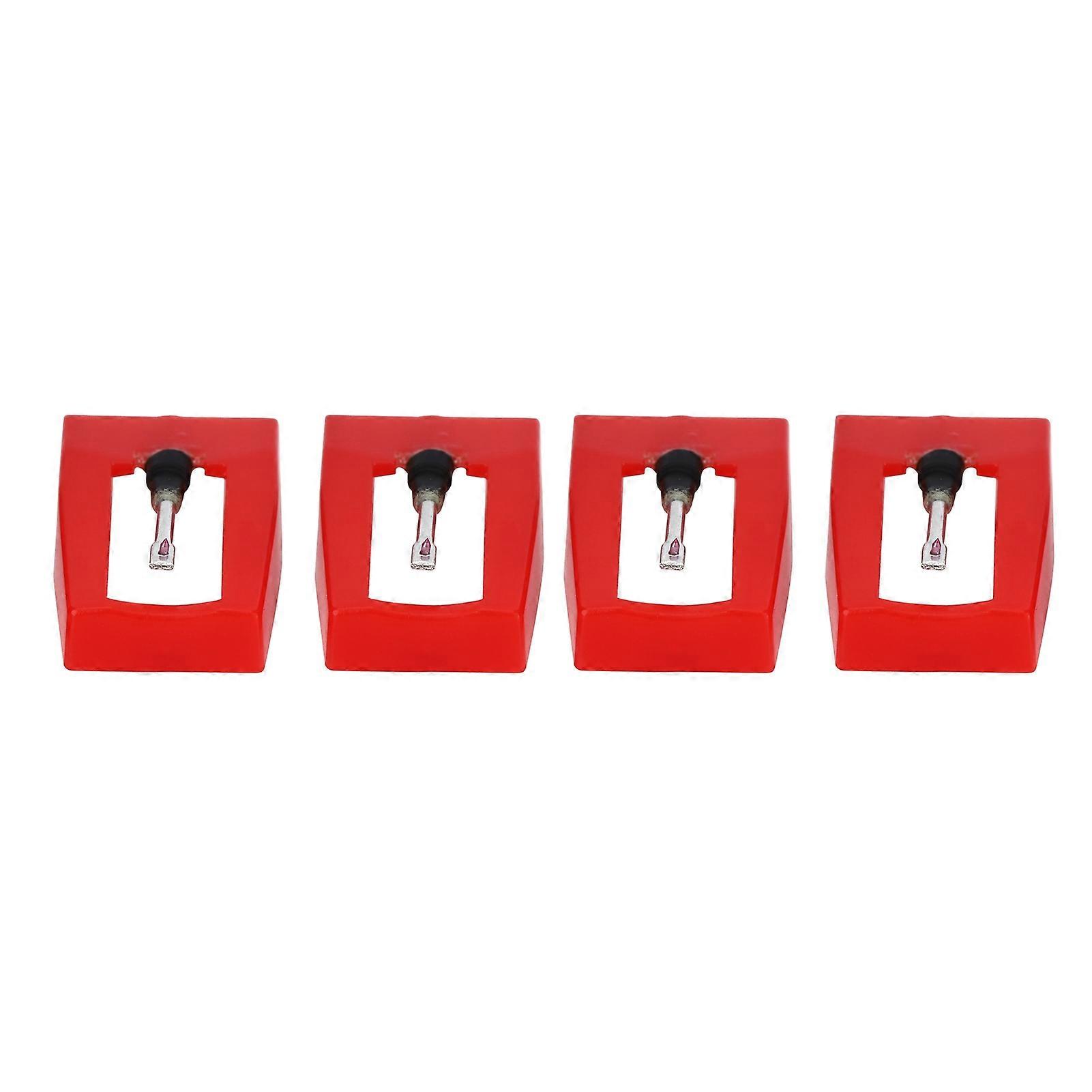 4Pcs Phonograph Stylus Electric Record Player Turntable Needle Accessory Replacement