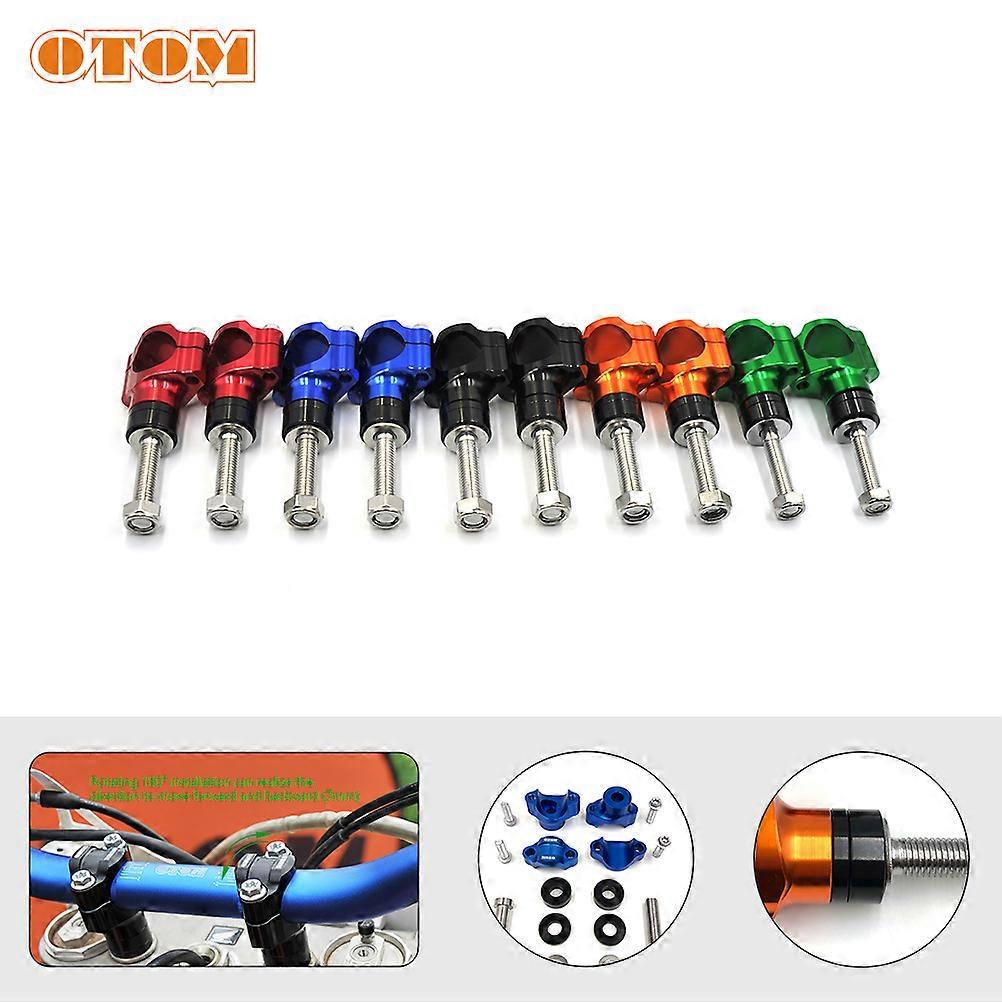 Motorcycle 1 1/8 28MM Handlebar Risers Bar Mount Clamp CNC Aluminum Universal Adjustable Fat Bar Clamps Pit Bike Enduro