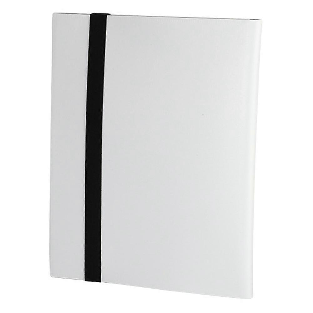 Large Capacity Card Collection Book, Waterproof & Dustproof, Board Game Card Collection White