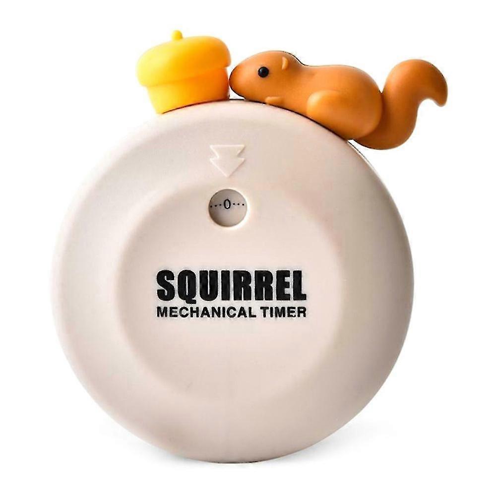 Kitchen Gadget Timer Cute Squirrel Magnetic Digital Mechanical Time Alarm