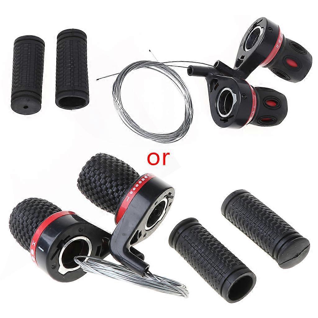 1 Pair Derailleur Grips Bicycle Lever Transmission Twist Grip Speed Change MTB B