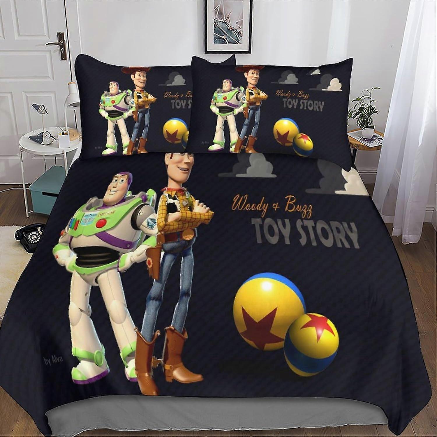 Toy Story Bedding Set Duvet Cover with Pillowcases 3D Printed