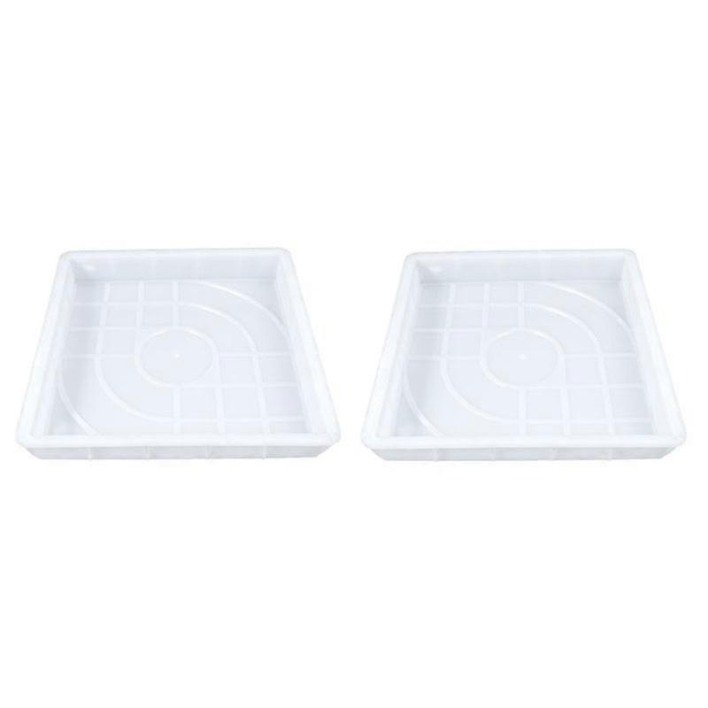 2pcs Plastic Pavement Mold Reusable Path Maker Mold Practical Concrete Cement Mold