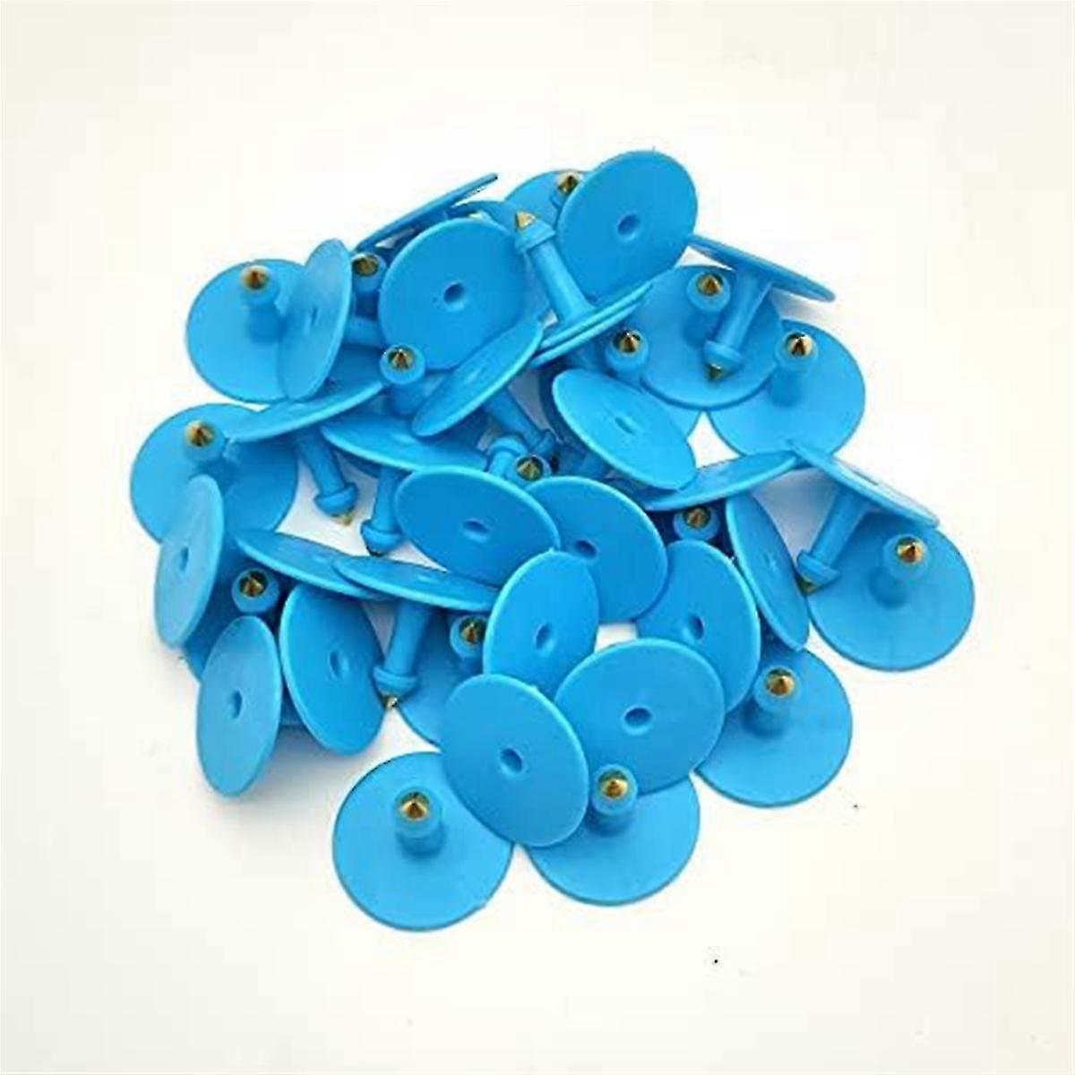 2024 001?100 Number Plastic Tag Livestock Animal Ear Tag For Marking Cattle Cows Animal Farm Accessories