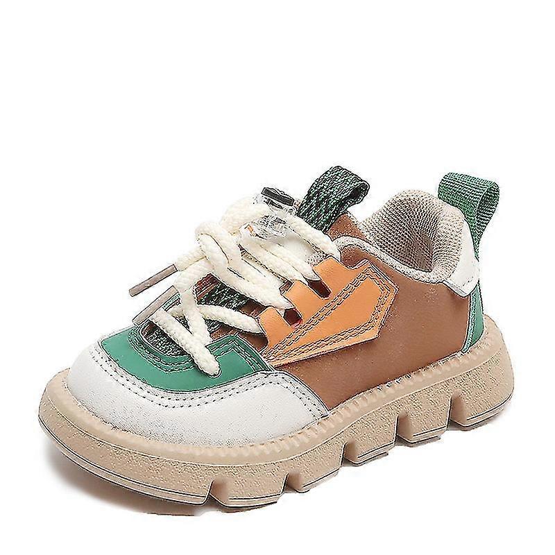 Tenisky pro chlapce Dívčí boty Pu Prodyšné dětské tenisky Protiskluzový tenis Vulkanizované dětské boty Dětské běžecké boty