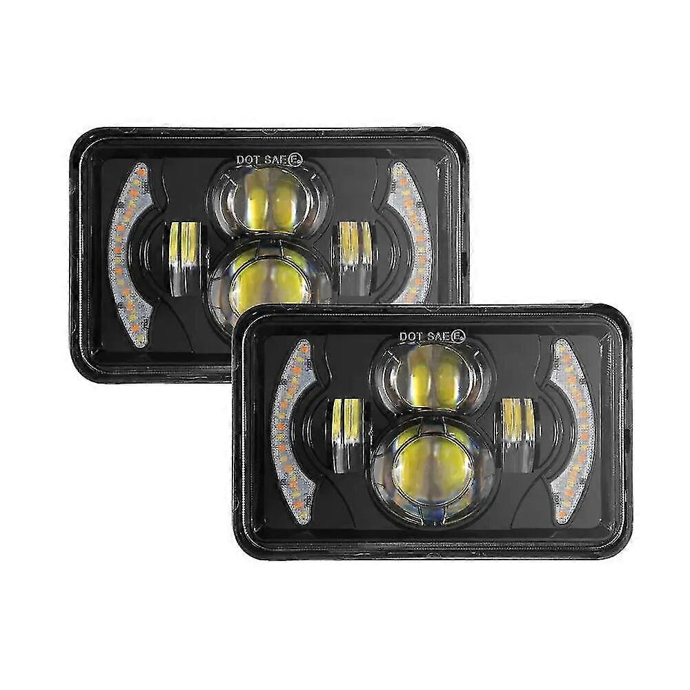 4x6インチのLEDのヘッドライトH4正方形ライトの取り替えはケンワースT800 T400 T600 W900bのためのGMCのシボレーのためのH4651 H4652 H4656のための