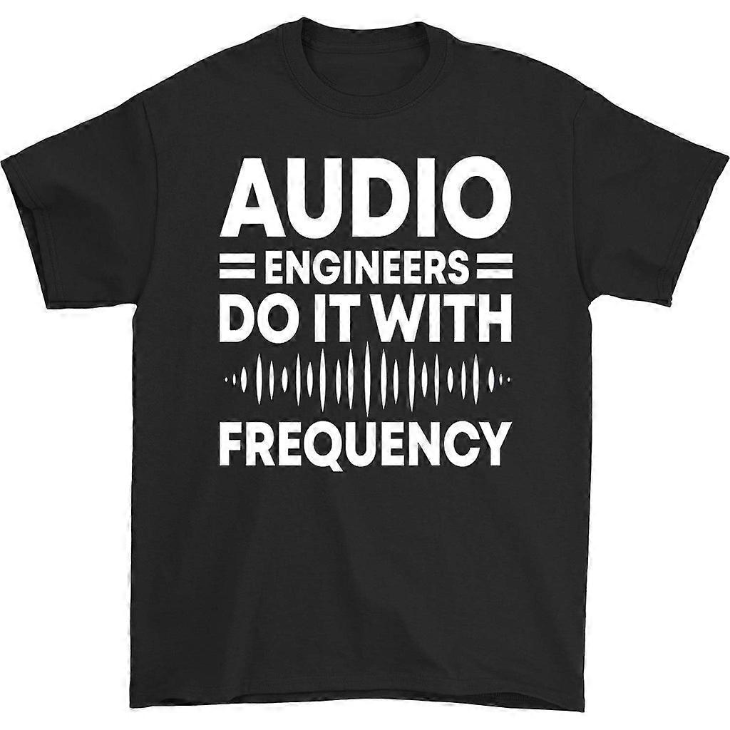 Camiseta Audio Engineers Do It With Frequency