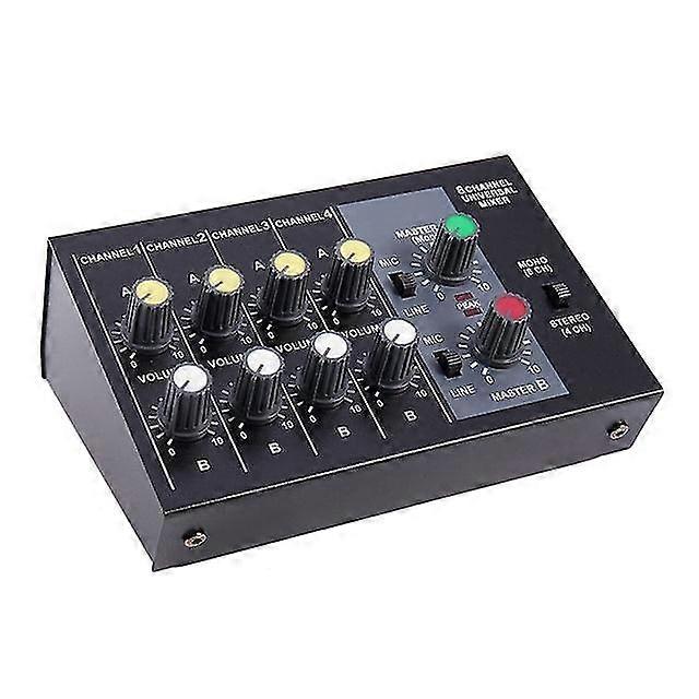 Mixing console 8 channel panel musical microphone sound mixer digital adjusting stereo us plug