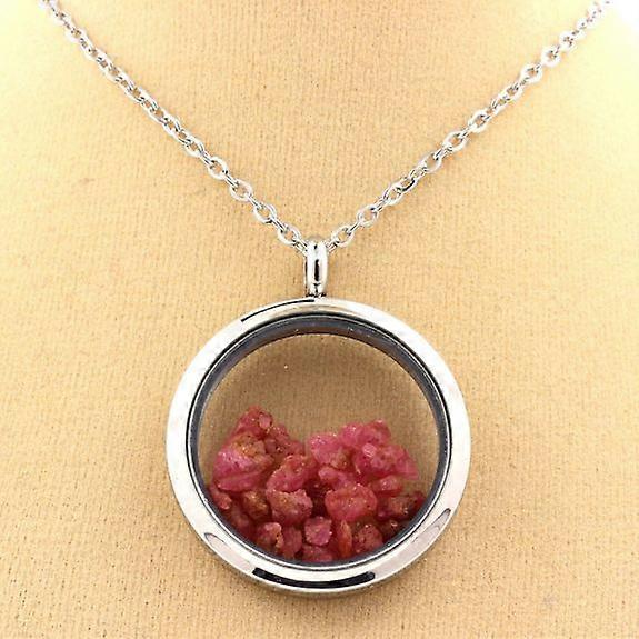 Raw Spinel Necklace