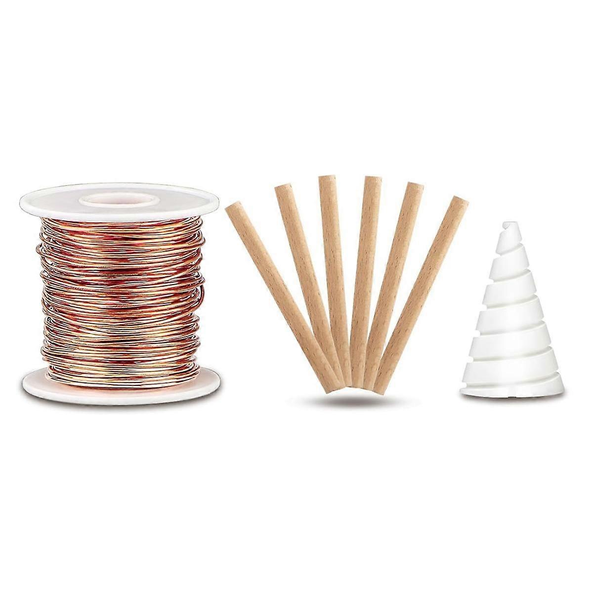 99.9% Pure Copper Wire, with Fibonacci Coil Winding Jig for Electroculture Gardening, Electro Cultu
