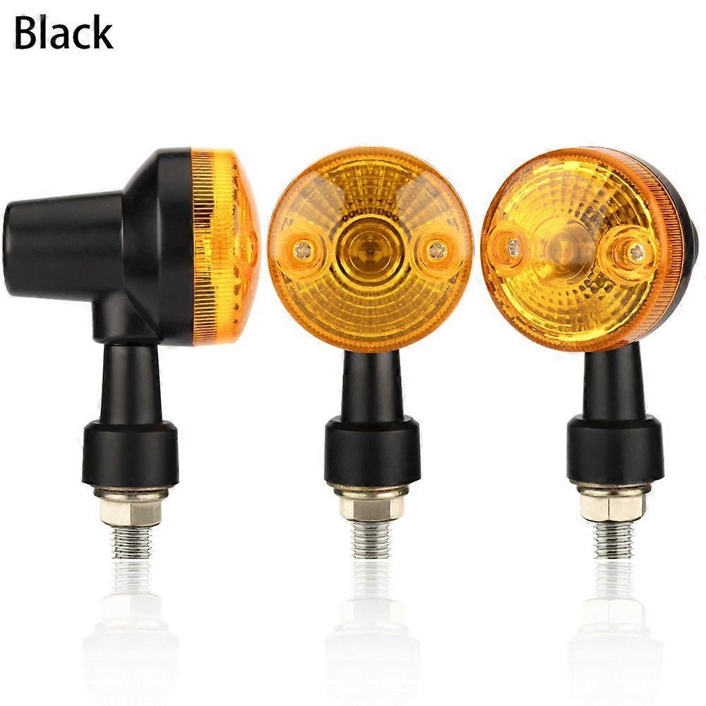 2PCS Motorcycle Turn Signal Lights Indicator Lamp Amber Flashers for Kawasaki Suzuki Honda Cafe Racer Turn Lamp