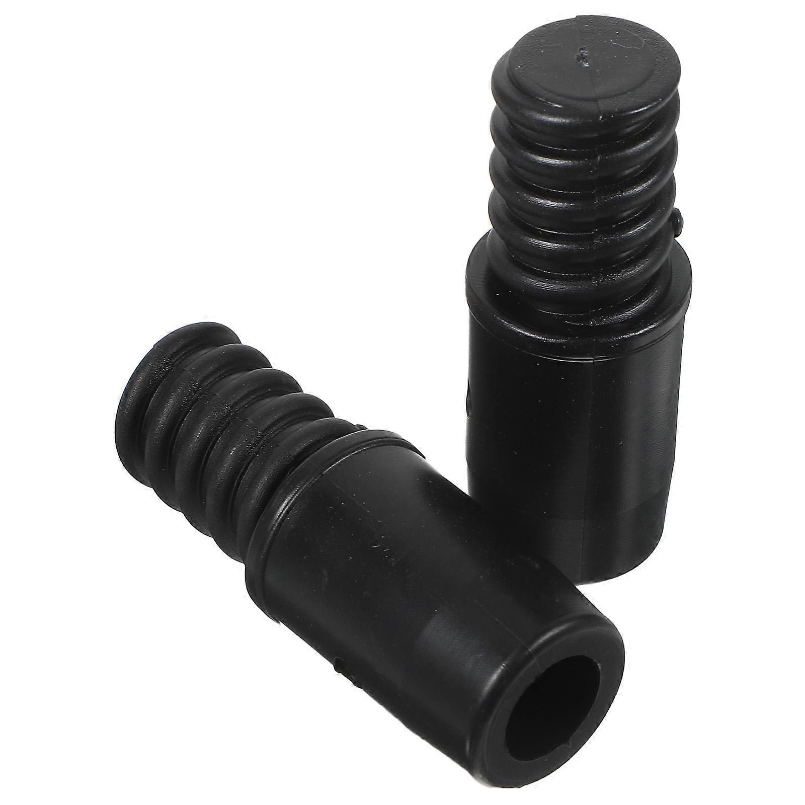 2 Pcs Telescoping Pole Broom Handle Connector Parts Broomstick Extension Attachment Threaded Adapter Plastic End Attachments