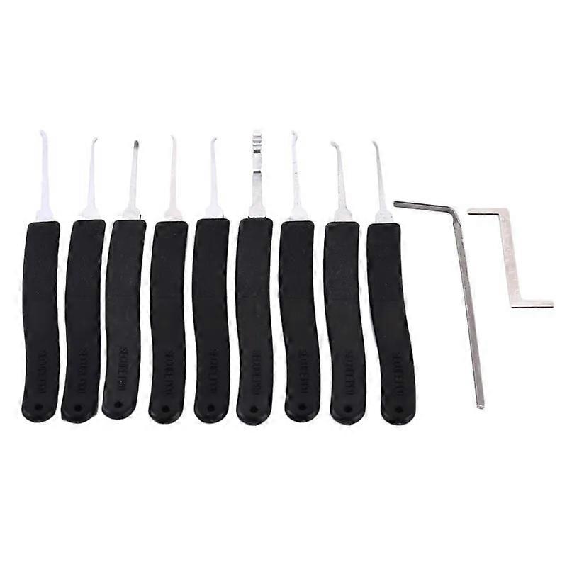 Professional Lock Pick Set Hand Tools Locksmith Tools Remove Hooks Lock Pin Broken Key Extractor Practice Pick Lock Combination