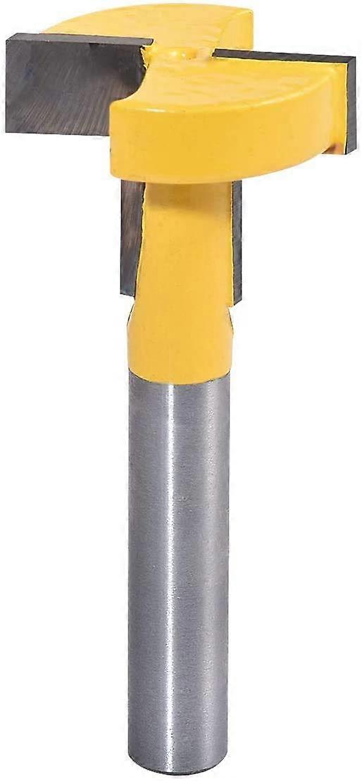 Router Bit and T-Slot Router Bit, Keyhole Cutter with 8mm Shank for Carbide Woodworking Cutter (8mm Shank, 1.14 Inch Width),2024 Ping