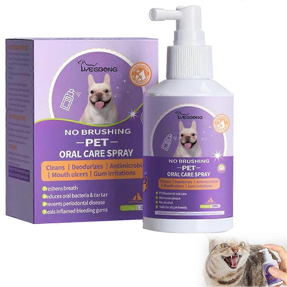 50ml Pets Dog Teeth Cleaning Whitening Spray