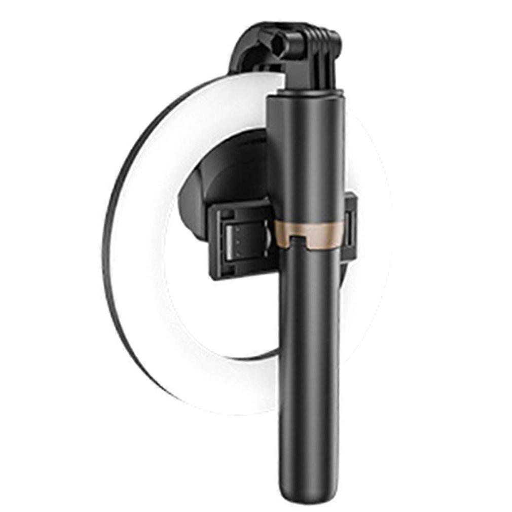 MJ07 Mobile Phone Wireless Selfie Stick Desktop Bracket Fill Light Phone Live Broadcast Beauty Light Desktop Stand