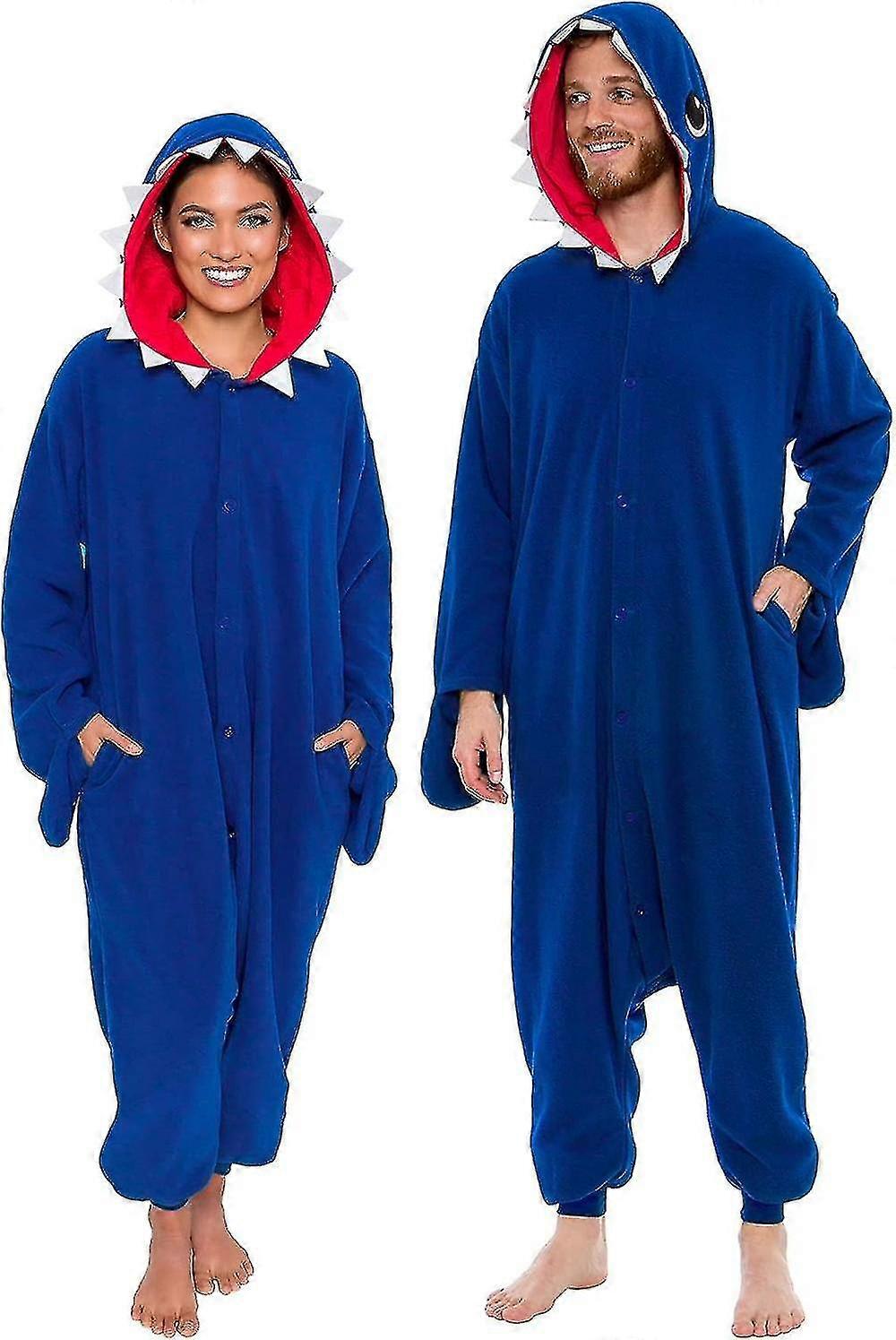 زي هالوين للبالغين - حيوان ومخلوق بحري - بدلة تنكرية من قطعة واحدة من القطيفة للبالغين والنساء والرجال.