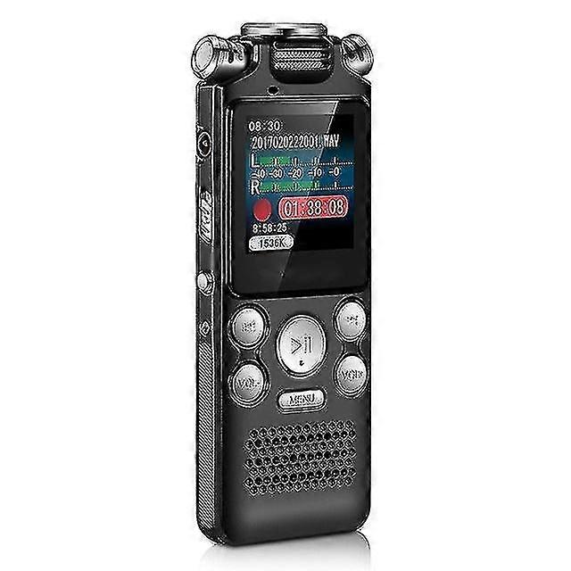 Digital Audio Voice-recorder Pen Mini Lossless Color Display Activated Sound Dictaphone Mp3 Player Recording Noise Reduction