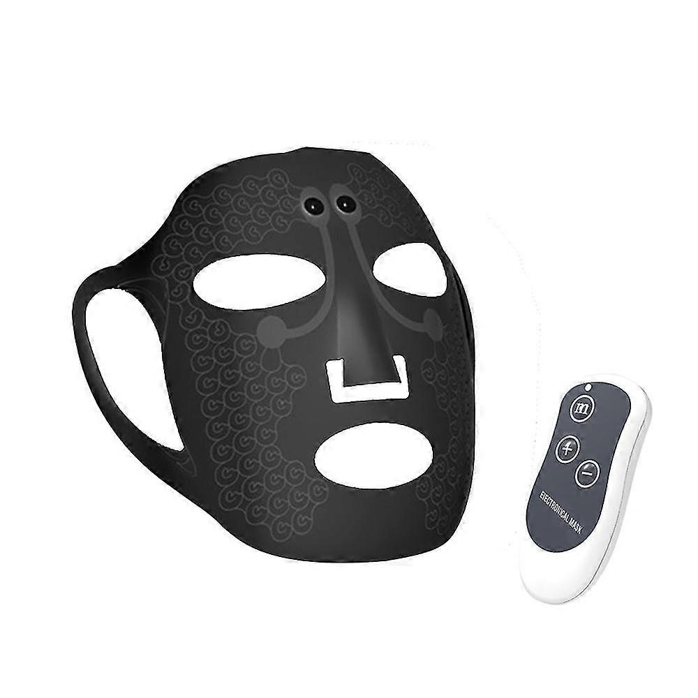 Ems Micro-current Wireless Remote Control Silicone Electronic Mask Instrument Beauty Mask Hydrating Introducer Skin Rejuvenation Instrument Mask