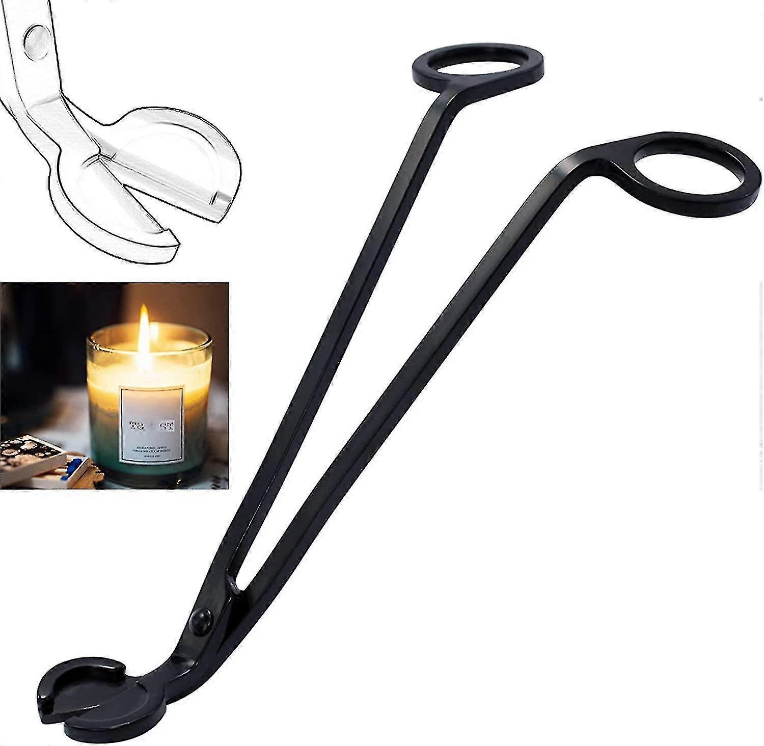 Candle Core Trimmer (black), Candle Core Scissors, Candle Core Cutting Machine, Candle Snuff And Candle Core Trimmer
