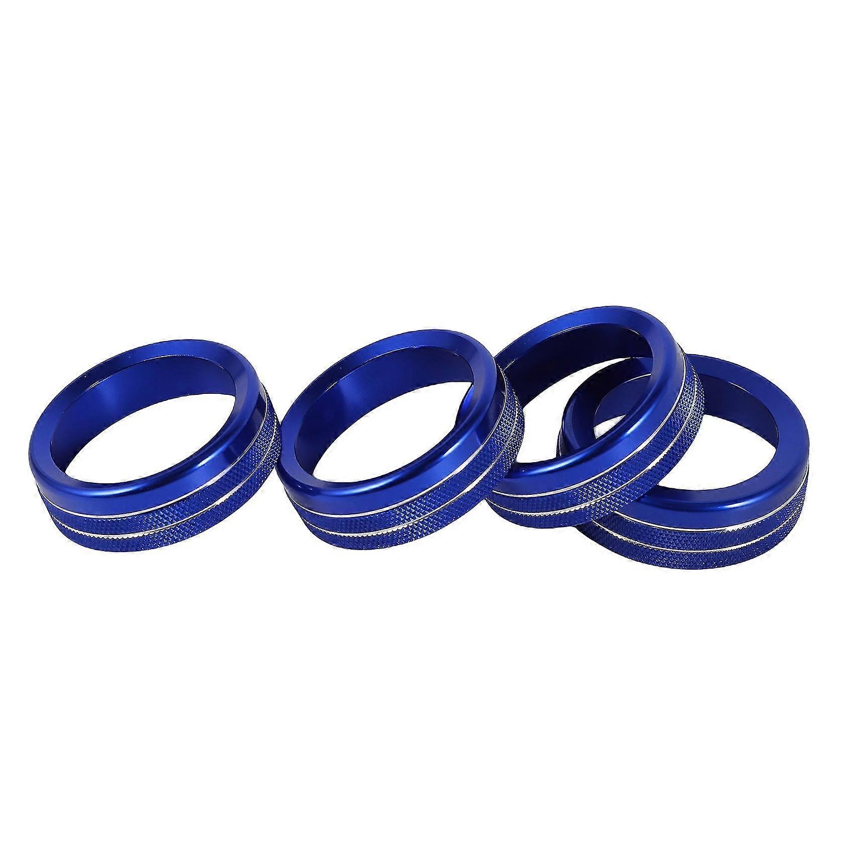 For Accessories Conditioner Auto Switch Cd Button Knob Decor Trim For 2016-2020 (blue)