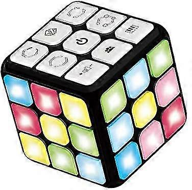 4-in-1 Flashing Cube Electronic Memory & Brain Game Handheld Game for Kids