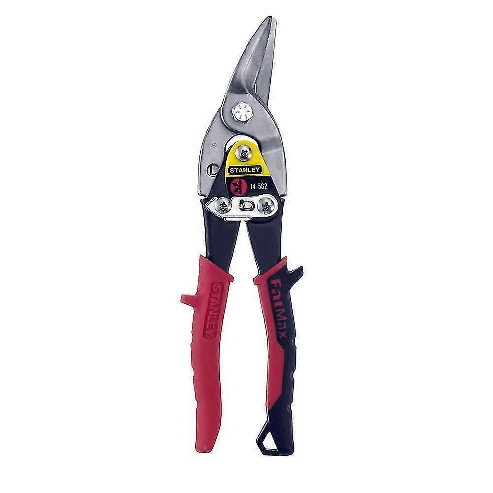 Aviation Snips Left Cut Thin Head Forged Chrome Steel Double Pivot Action For More Power Ergonomic Handles Robust And Ergonomic Range 2-14-562