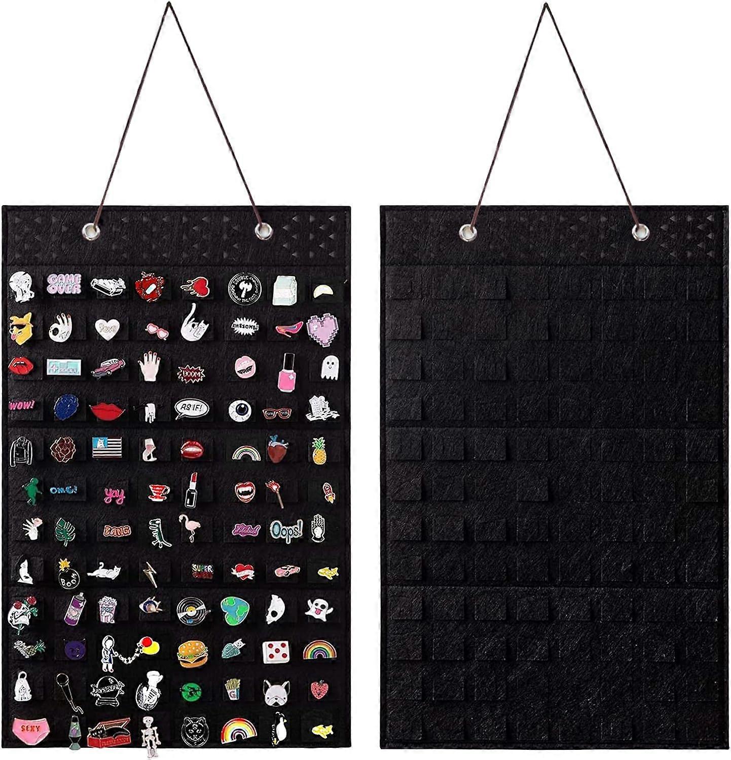 ピンコレクション陳列ケース、壁掛けブローチピンオーガナイザー、エナメルピン用ピンボード、ピンコレクション収納ホルダー。(付属品は含まれていません)。