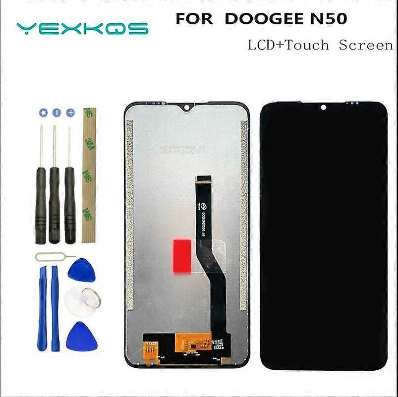 New  Doogee N50 LCD Display + Touch Screen Assembly Digitizer For Doogee n50 Tools+3M Adhesive