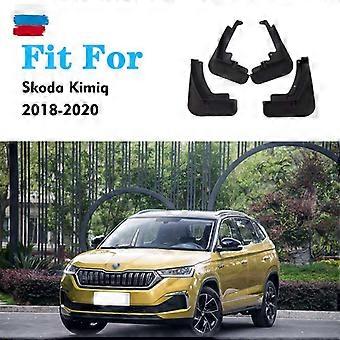 Uitstekend 4 stuks 2018-2020 Spatlappen VOOR Skoda Kimiq Spatborden Spatbord Spatlap Beschermer Splash Spatborden auto-accessoires auto styline