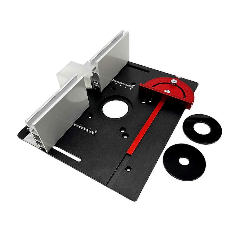 Router Tafel Insert Plaat Aluminiumlegering Hout Frezen Flip Board Trimmen Machine Graveren Hulpgereedschap Houtbewerking Banken