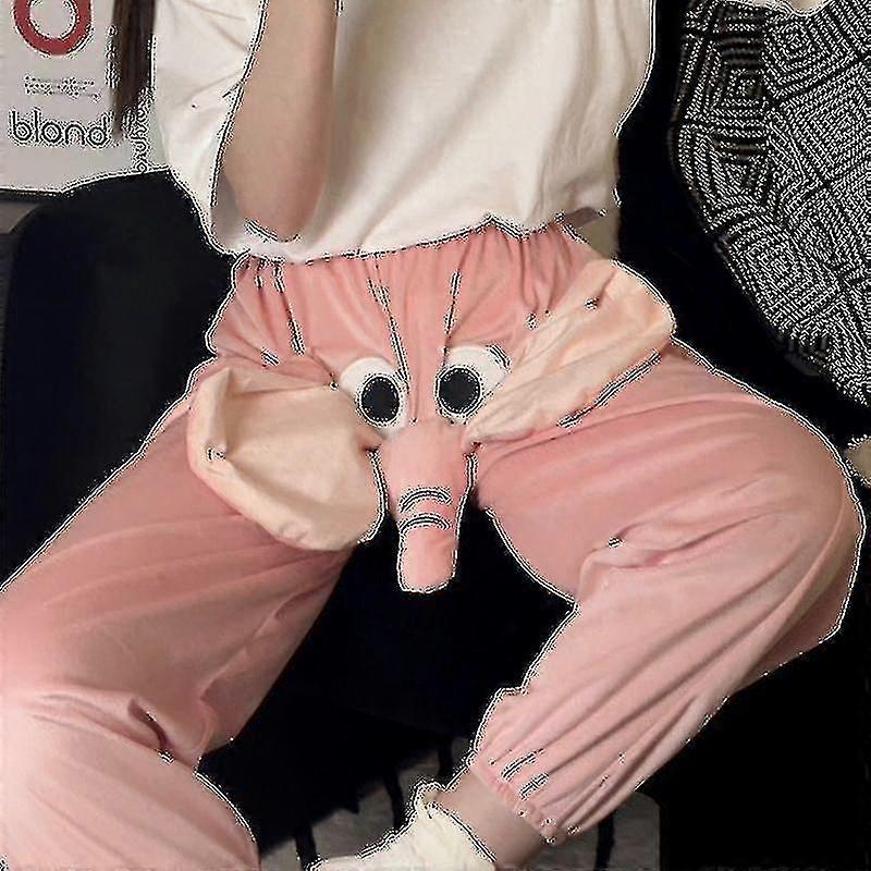 Fil Hortumu Pijama Pantolon Erkekler, fil pijama pantolon, karikatür pijama pantolon komik