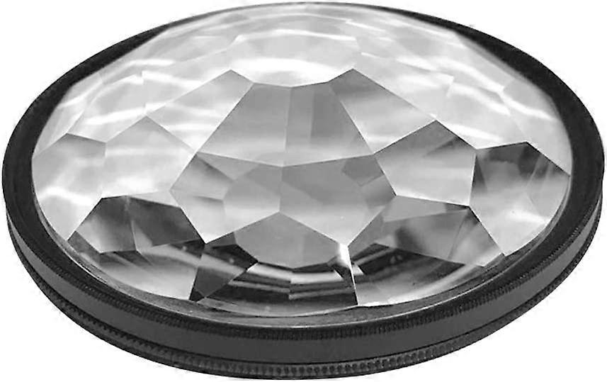 Kaleidoscope Prism Camera Glass Filter Variable Number of Subjects SLR Photography Accessories 77 mm
