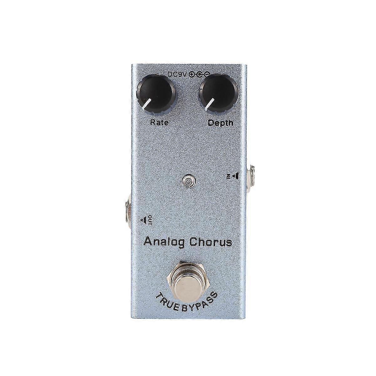 Mini Elgitarr Effektpedal Elgitarr Pedal Analog Chorus För Elgitarr