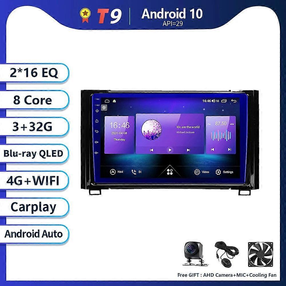T8 8G 256G per Toyota Tundra XK50 2013-2020 Autoradio Lettore multimediale Navigazione GPS Android 10 Stereo CarPlay Unità principale