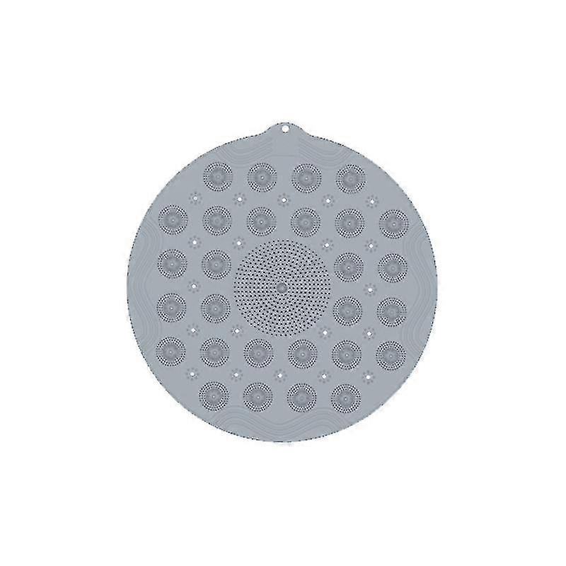 Round Shower Mat Anti-slip Bath Mat With Suction Cup