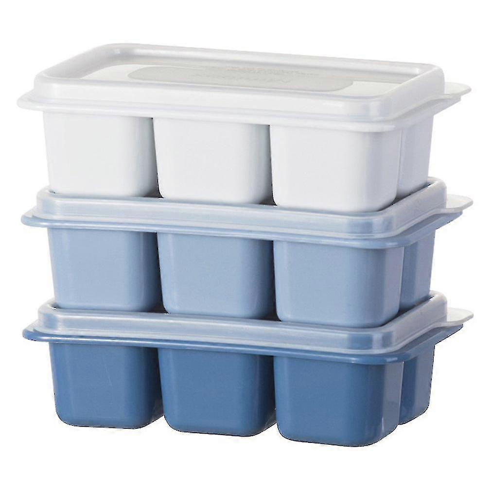 3-Color Food-Grade Ice Cube Mold for Kitchen